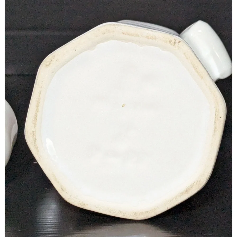 Pfaltzgraff Heritage White 3-Piece Coffee/Tea Service Coffee Pot Sugar Creamer